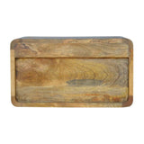 Floating Curve Open Slot Bedside - Artisan Furniture - Flyclothing LLC