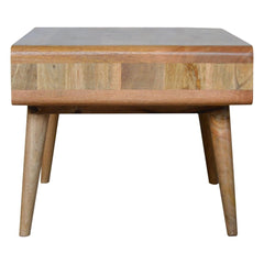 Curved Oak-ish Coffee Table - Artisan Furniture