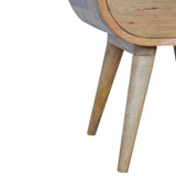 Circular Open Slot Bedside - Artisan Furniture - Flyclothing LLC