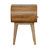 Circular Open Slot Bedside - Artisan Furniture - Flyclothing LLC