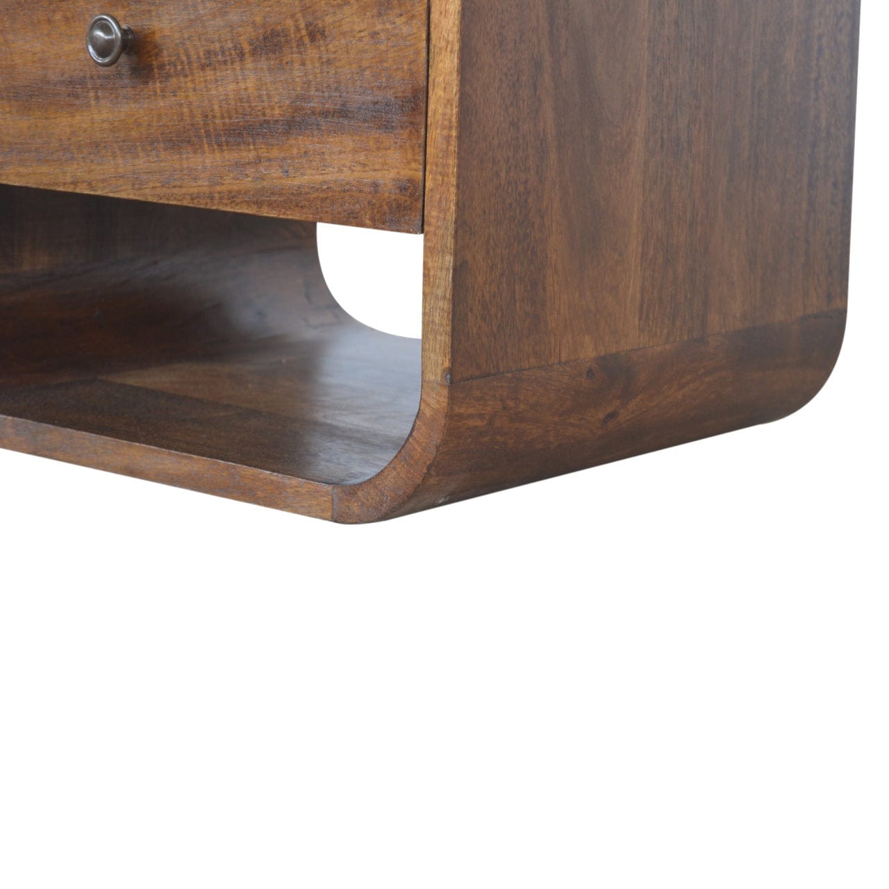 Artisan Chestnut Curve 2 Drawer Nightsand - Artisan Furniture