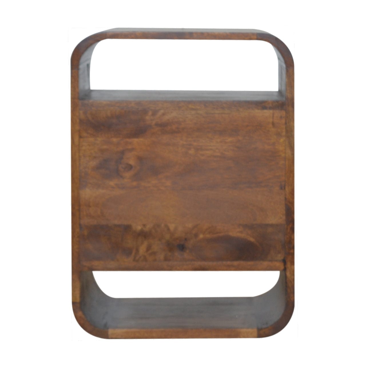 Artisan Chestnut Curve 2 Drawer Nightsand - Artisan Furniture