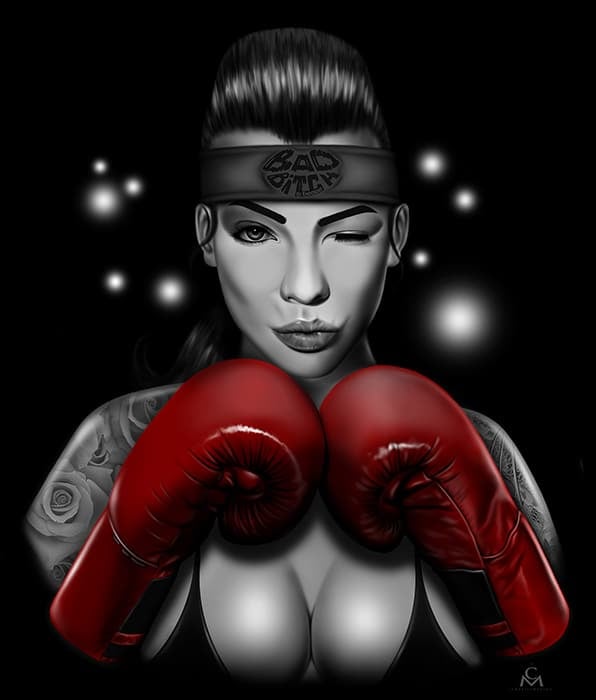 Black Market Art Company Knockout Print