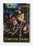 Black Market Art Company Forever Yours & Wood Refrigerator Magnet Print