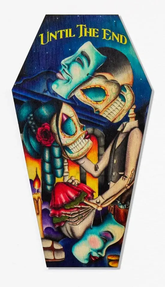 Black Market Art Company Until The End & Wood Refrigerator Magnet Print - Black Market Art Company - Flyclothing LLC