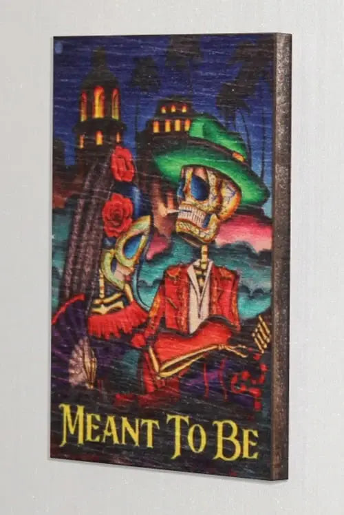 Black Market Art Company Meant To Be & Wood Refrigerator Magnet Print - Black Market Art Company - Flyclothing LLC