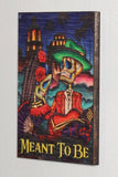 Black Market Art Company Meant To Be & Wood Refrigerator Magnet Print