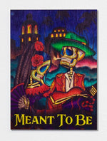 Black Market Art Company Meant To Be & Wood Refrigerator Magnet Print