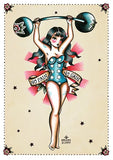 Black Market Art Company No Pain No Gain Print