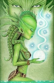 Black Market Art Company Octopus Alien Print