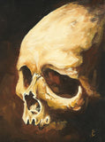 Black Market Art Company Skull On Canvas Print