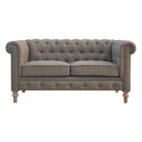 Multi Tweed 2 Seat Chesterfield - Artisan Furniture - Flyclothing LLC