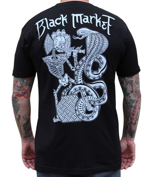 Black Market Art Company Snake Charmer Men's T-Shirt