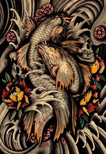 Black Market Art Company Transition of Life Print - Black Market Art Company - Flyclothing LLC