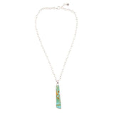 Pueblo Blue Turquoise and Sterling Silver Pendant Necklace - Barse Jewelry - Flyclothing LLC