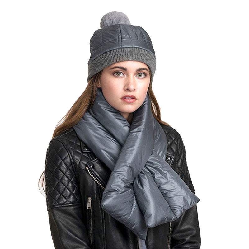 Puffer Padded Beanie Hats - Madeline Love - Flyclothing LLC