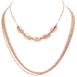 Puka Shell Multi Layer / Multi Chain Necklace - Madeline Love - Flyclothing LLC