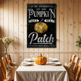 Vintage Pumpkin Patch Thanksgiving Sign - Tailored Canvases - Flyclothing LLC