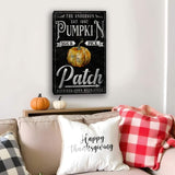 Vintage Pumpkin Patch Thanksgiving Sign - Tailored Canvases - Flyclothing LLC