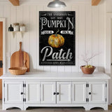 Vintage Pumpkin Patch Thanksgiving Sign - Tailored Canvases - Flyclothing LLC