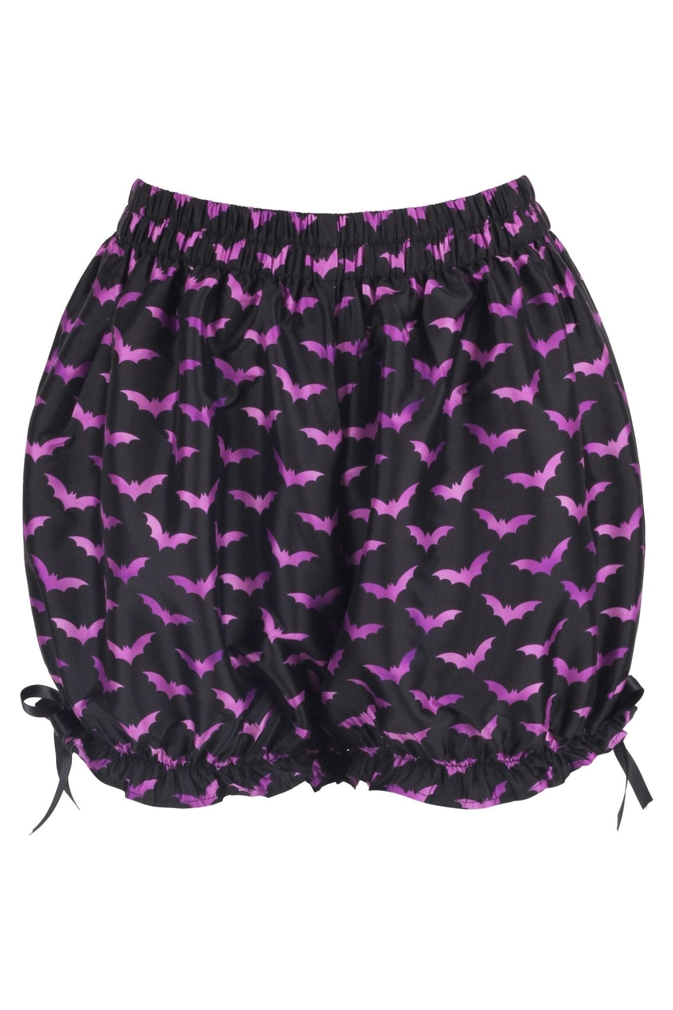 Daisy Corsets LIMITED EDITION Purple Bats Crepe Bloomers - Daisy Corsets