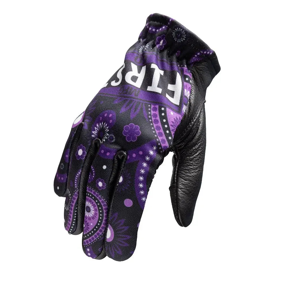 Purple Black Women's Clutch Gloves - First Manufacturing Company - Flyclothing LLC