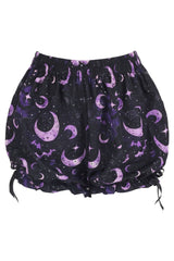 Daisy Corsets LIMITED EDITION Purple Moon Print Bloomers - Daisy Corsets