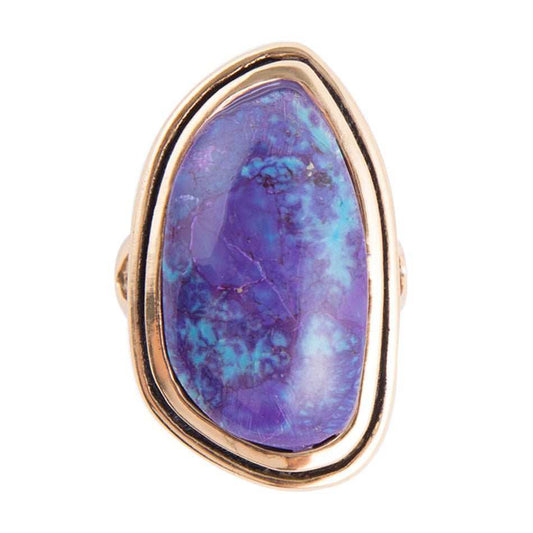Purple Turquoise Statement Ring - Barse Jewelry - Flyclothing LLC