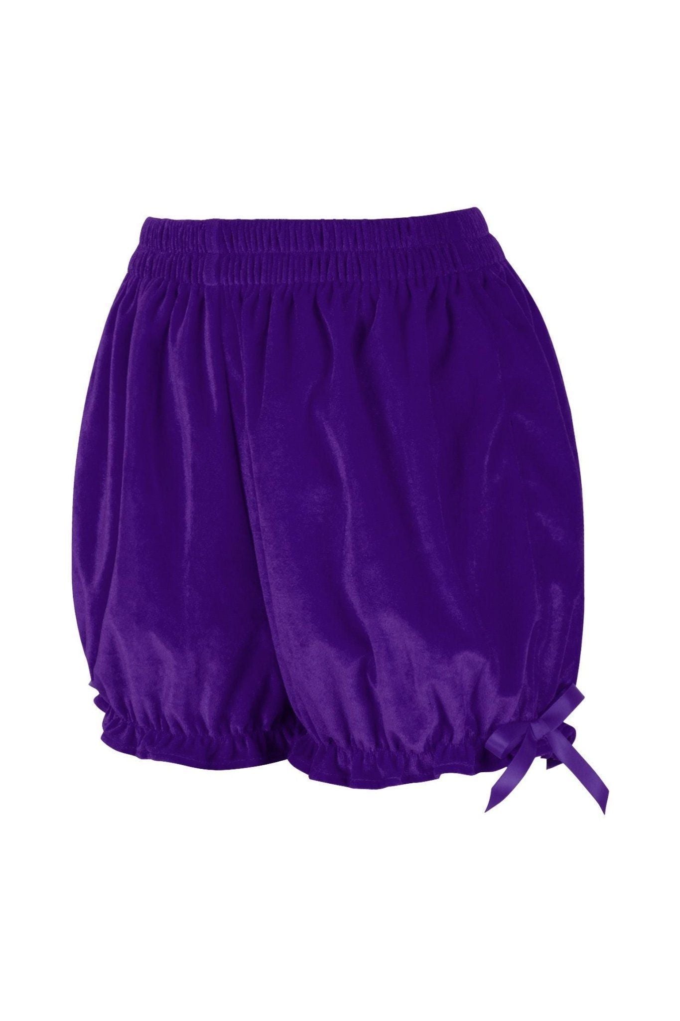 Daisy Corsets Purple Velvet Bloomers - Daisy Corsets