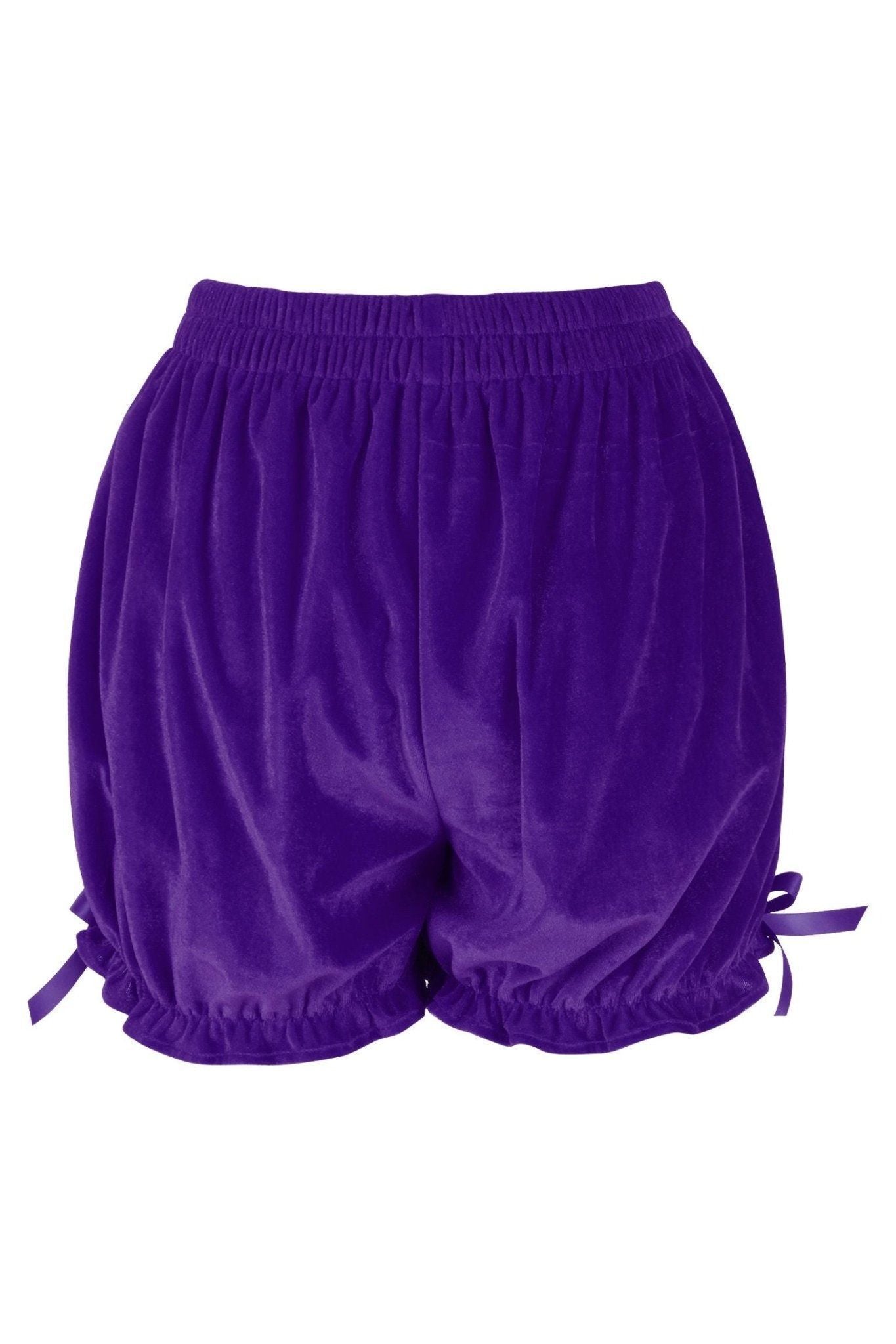 Daisy Corsets Purple Velvet Bloomers - Daisy Corsets