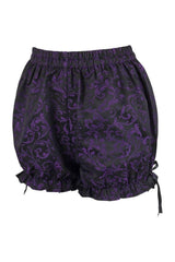 Daisy Corsets Purple/Black Brocade Bloomers - Daisy Corsets