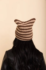 Purrfectly Cozy Cat Ear Crochet Beanie