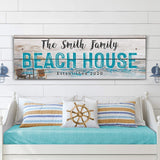 Beach House Sign II - Tailored Canvases - Flyclothing LLC