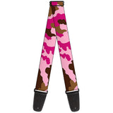 Guitar Strap - Camo Pink