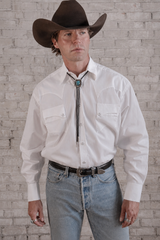 Rockmount Ranch Wear Men's White Quarter Horse Pima Cotton Western Shirt - Rockmount Clothing - Flyclothing LLC