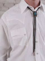 Rockmount Ranch Wear Men's White Quarter Horse Pima Cotton Western Shirt - Rockmount Clothing - Flyclothing LLC