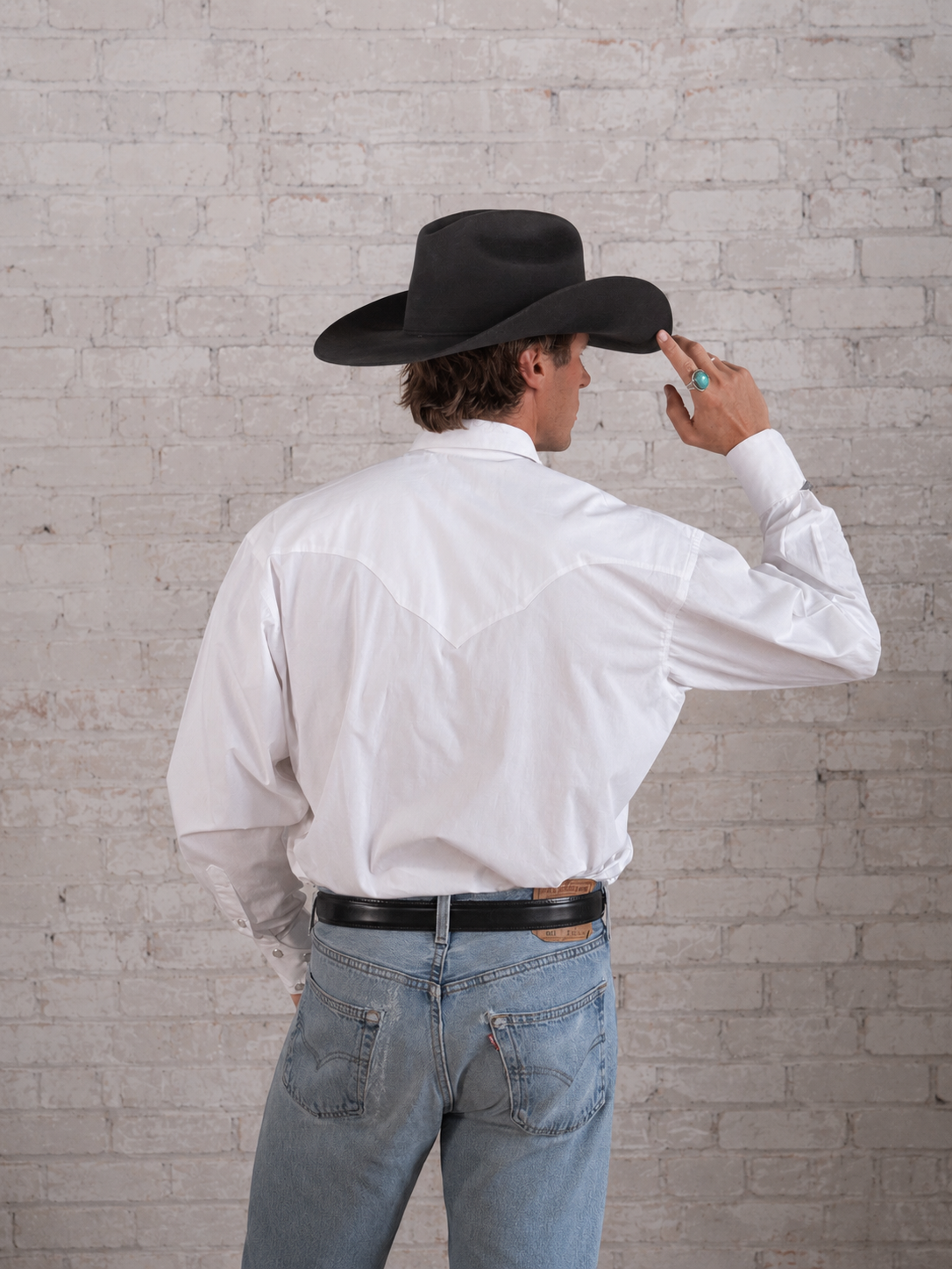 Rockmount Ranch Wear Men's White Quarter Horse Pima Cotton Western Shirt - Rockmount Clothing - Flyclothing LLC