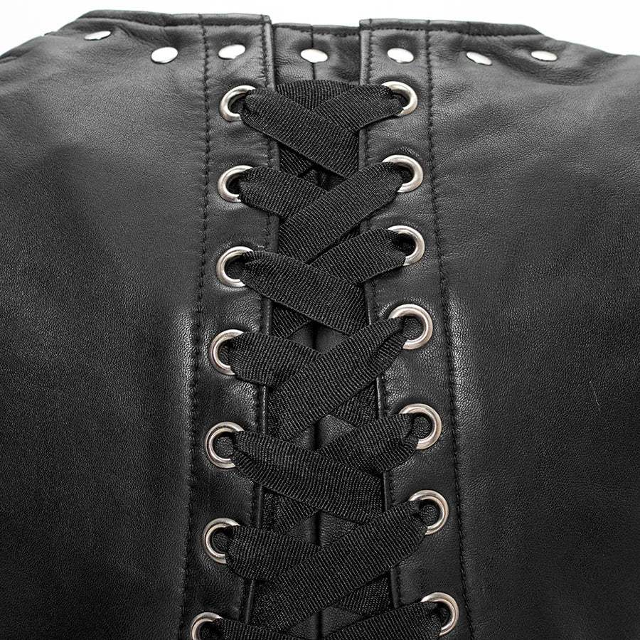 Empress Women's Motorcycle Leather Vest - First Manufacturing Company - Flyclothing LLC
