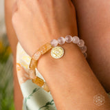 Quartet of Luck - Citrine & Selenite Bracelet of Serendipity
