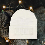 Queen Message Solid Knit Beanie Hat - Madeline Love - Flyclothing LLC