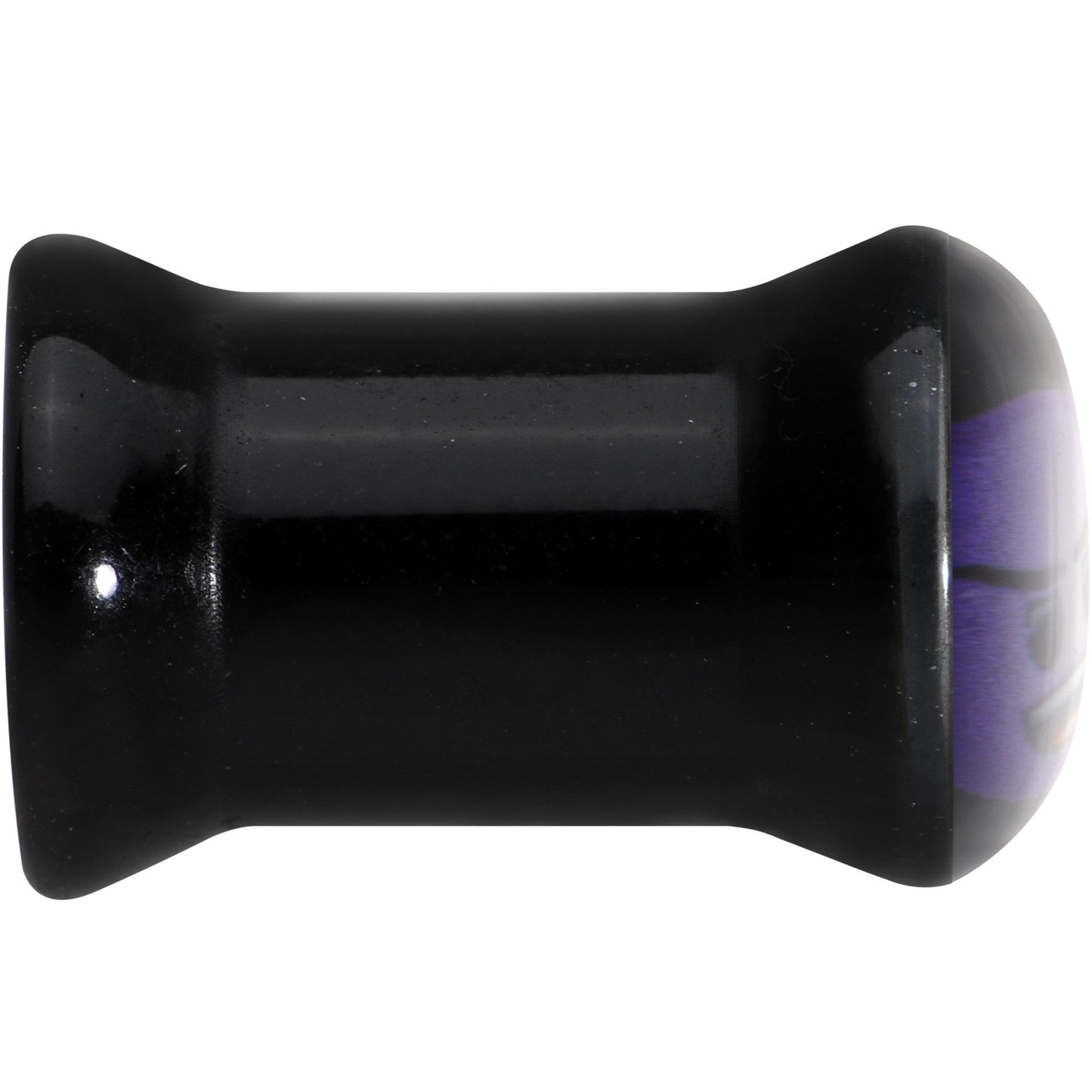 2G Licensed Purple Devil emoji Acrylic Double Flare Plug Set - BodyCandy - Flyclothing LLC