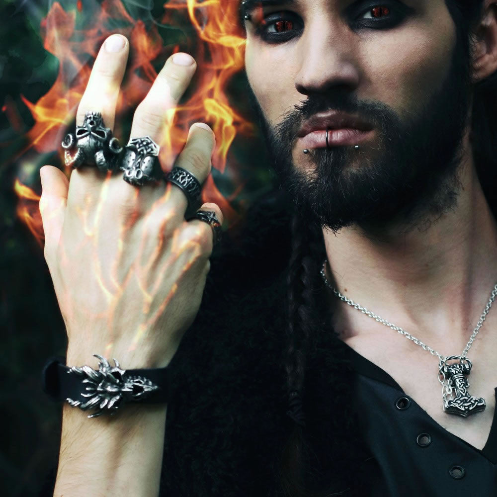 Runeband Ring - Alchemy of England - Flyclothing LLC