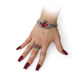 Claddagh by Night Ring - Alchemy of England - Flyclothing LLC