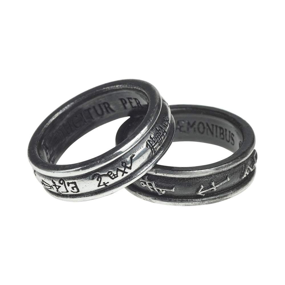 Demon Black & Angel White Ring - Alchemy of England - Flyclothing LLC