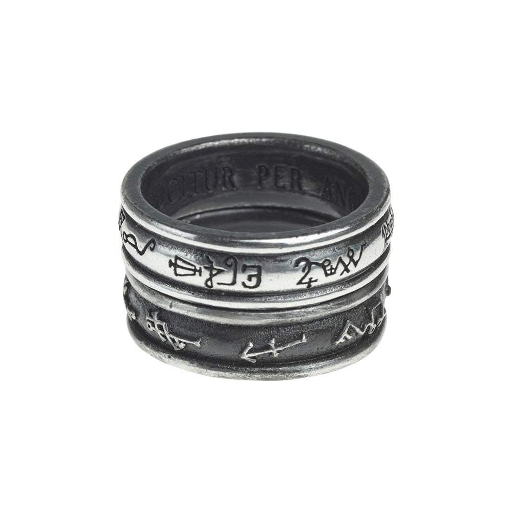 Demon Black & Angel White Ring - Alchemy of England - Flyclothing LLC