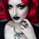 Emerald Venom Ring - Alchemy of England - Flyclothing LLC