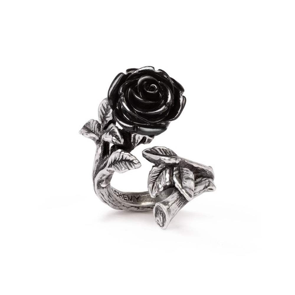 Wild Black Rose Ring - Alchemy of England - Flyclothing LLC