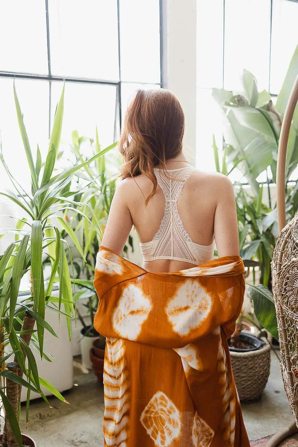Seamless Lace Racerback Bralette – Lightweight Feminine Style - Boho Clothing and Accessories - Flyclothing LLC