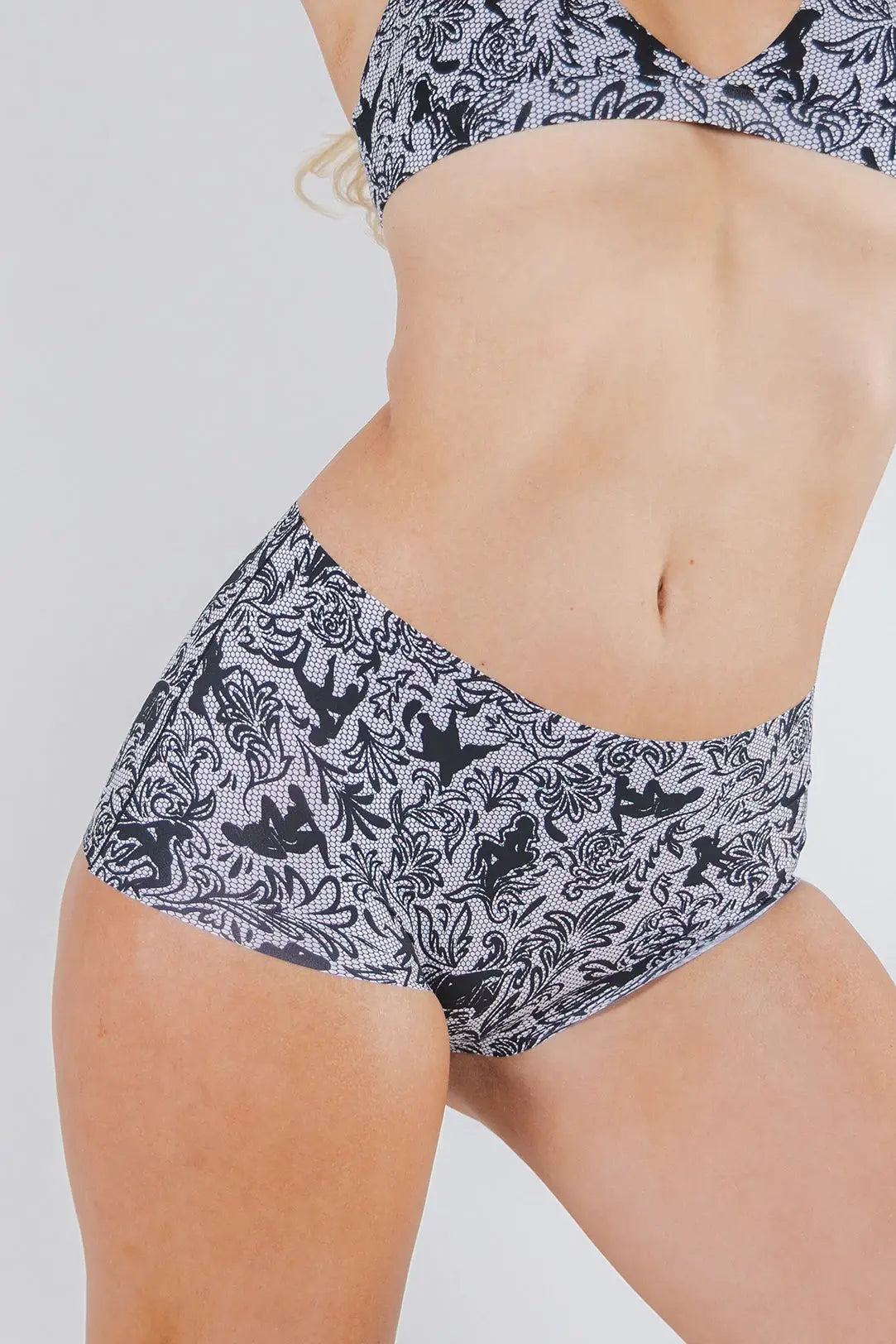 The Racy & Lacy | Provocative Lace Print Women’s Seamless Boyshort - Shinesty - Flyclothing LLC