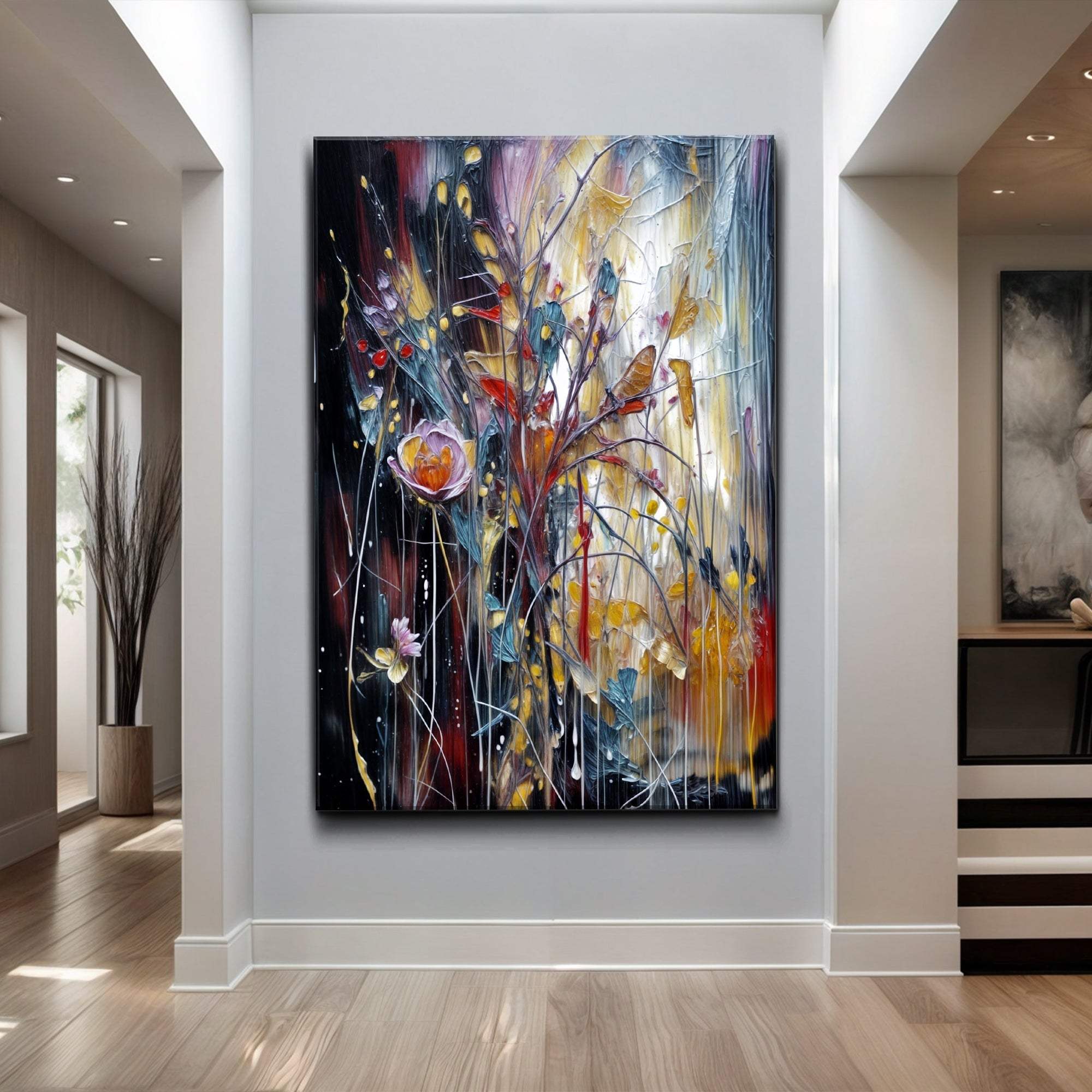 Abstract Bright Radiance Wall Art - Tailored Canvases - Flyclothing LLC
